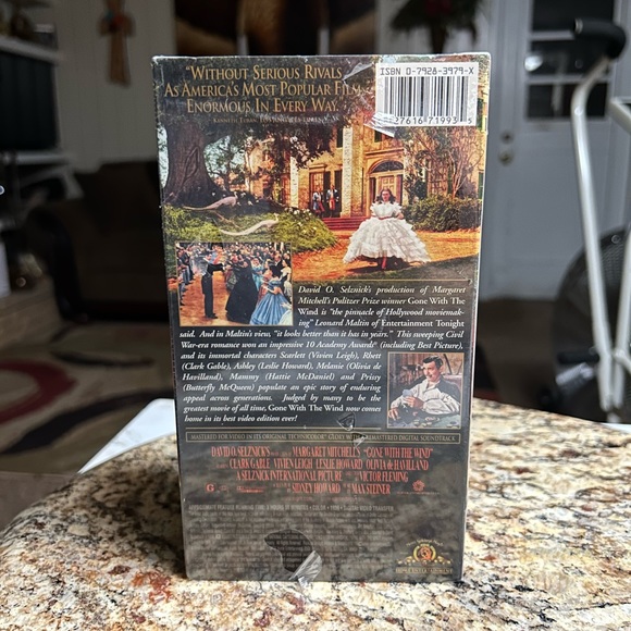 1998 “Gone With The Wind” Vivian Leigh Clark Gable VHS (New & Sealed) - Picture 9 of 11